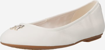 Ballerines TOMMY HILFIGER en blanc : devant