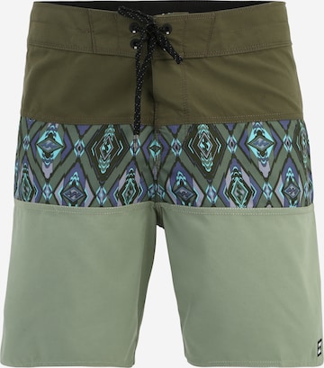 BILLABONG Swimming Trunks 'TRIBONG' in Green: front