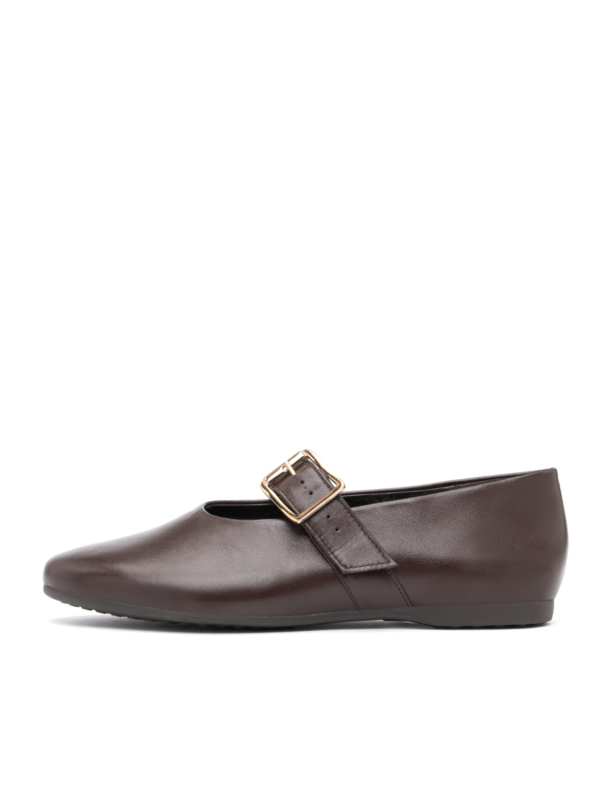 RYŁKO Ballerines en 35 en brun foncé, Vue avec produit