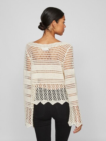 VILA Strickjacke 'VIKUNA' in Beige