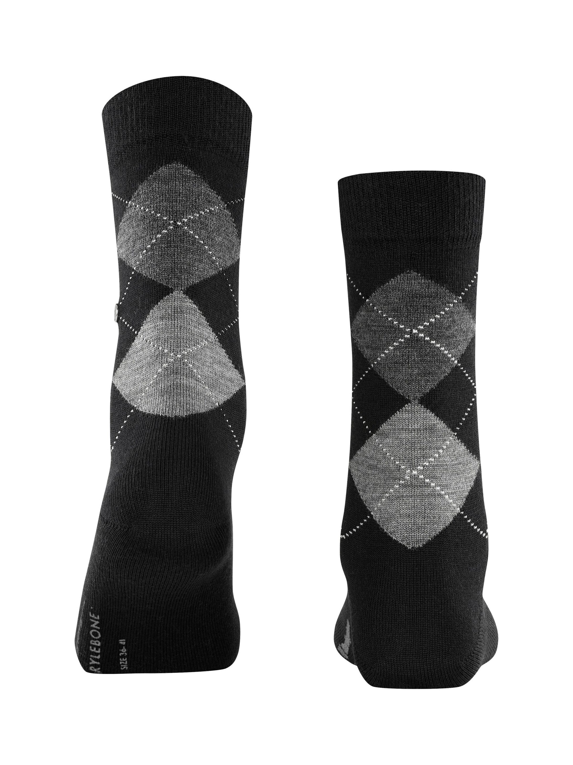 BURLINGTON Socks 'Marylebone' in Black