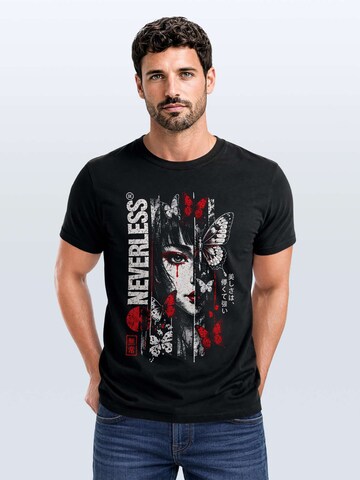 Neverless Shirt 'Transience' in Black