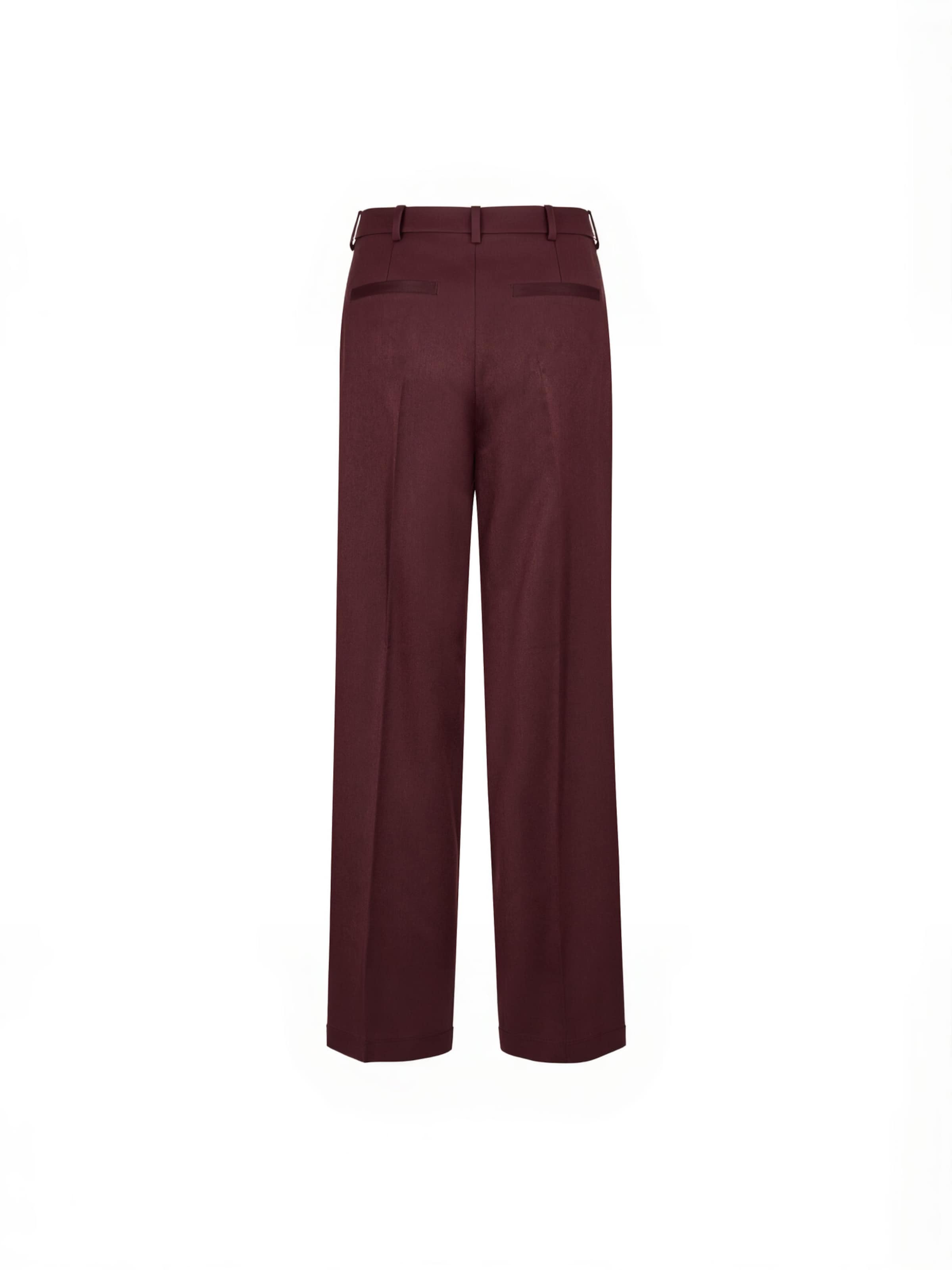 co'couture - Regular Calças ' TerryCC ' em vermelho: atrás