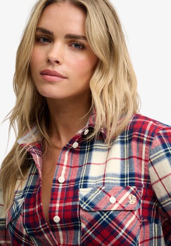 Chemisier Superdry & Co en rouge