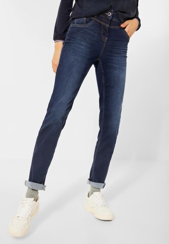 CECIL Slimfit Jeans 'Toronto' in Blauw: voorkant