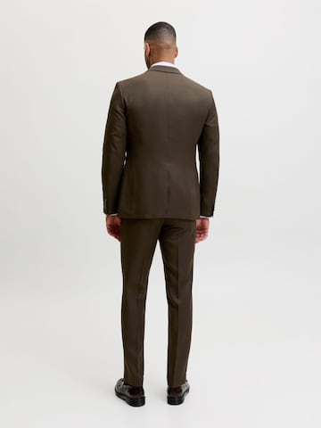 Coupe slim Costume 'JPRCosta' Jack & Jones Premium en marron