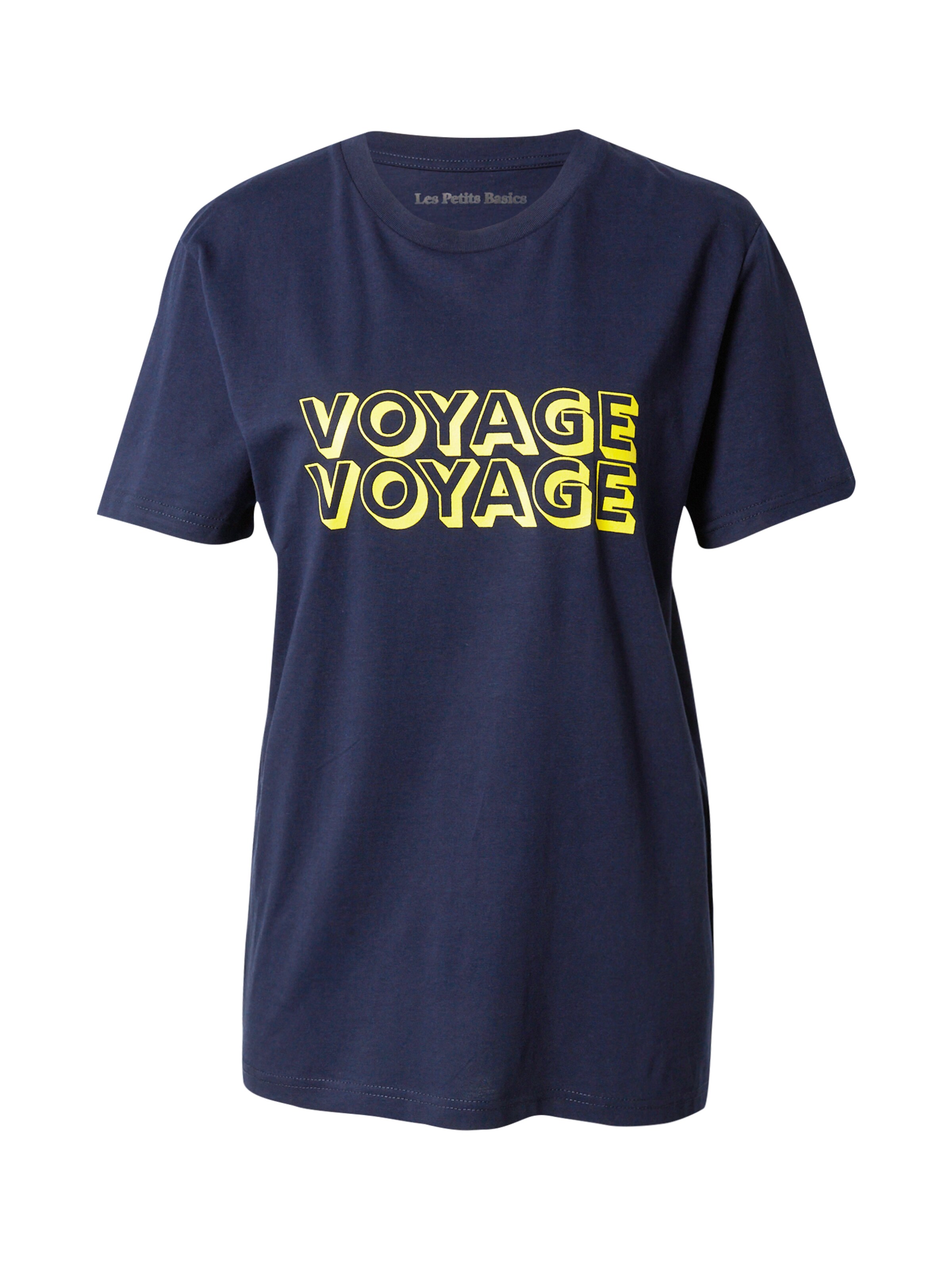 T-shirt 'Voyage' Les Petits Basics en bleu : devant