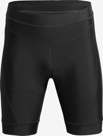 4F - Slimfit Calças de desporto em preto: frente