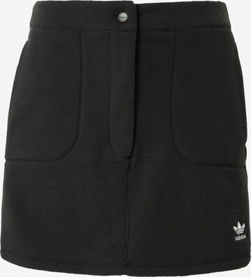 Fustă de la ADIDAS ORIGINALS pe negru: față