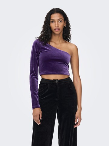 ONLY Shirt 'Smooth' in Lila: Vorderseite