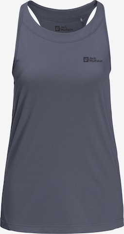 JACK WOLFSKIN Sporttop in Blau: predná strana