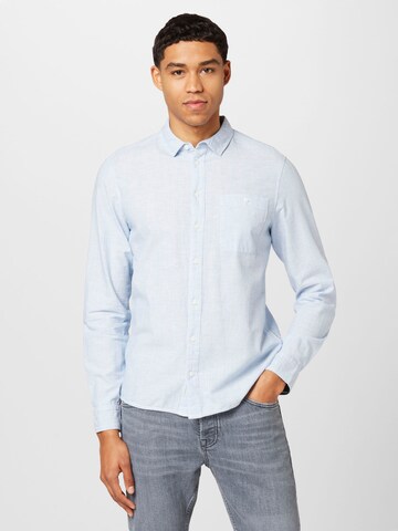 BLEND Regular fit Button Up Shirt in Blue: front