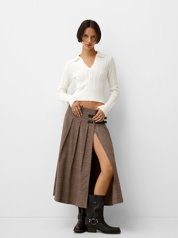 Bershka Svetr – bílá