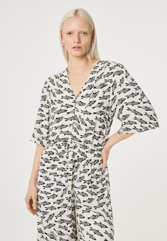Chemisier Fabienne Chapot en beige : devant