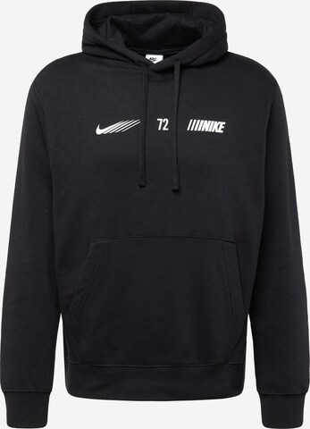 Nike Sportswear Sweatshirt in Schwarz: predná strana