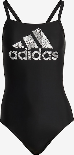 ADIDAS SPORTSWEAR Maillot de bain sport 'Big Logo' en noir / blanc, Vue avec produit