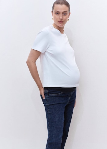MANGO Boot cut Jeans 'Bootmum' in Blue