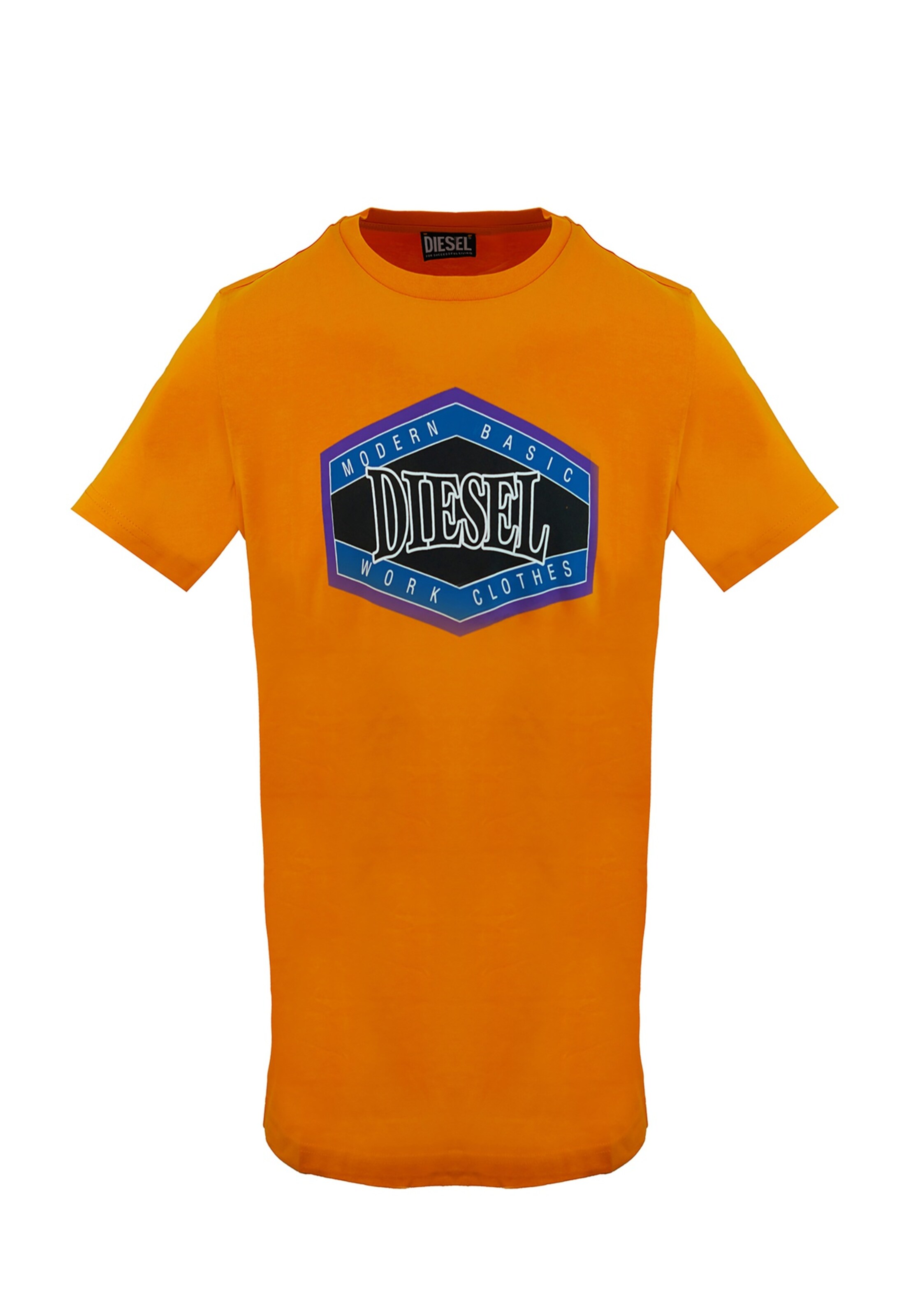 DIESEL Shirt in Oranje: voorkant
