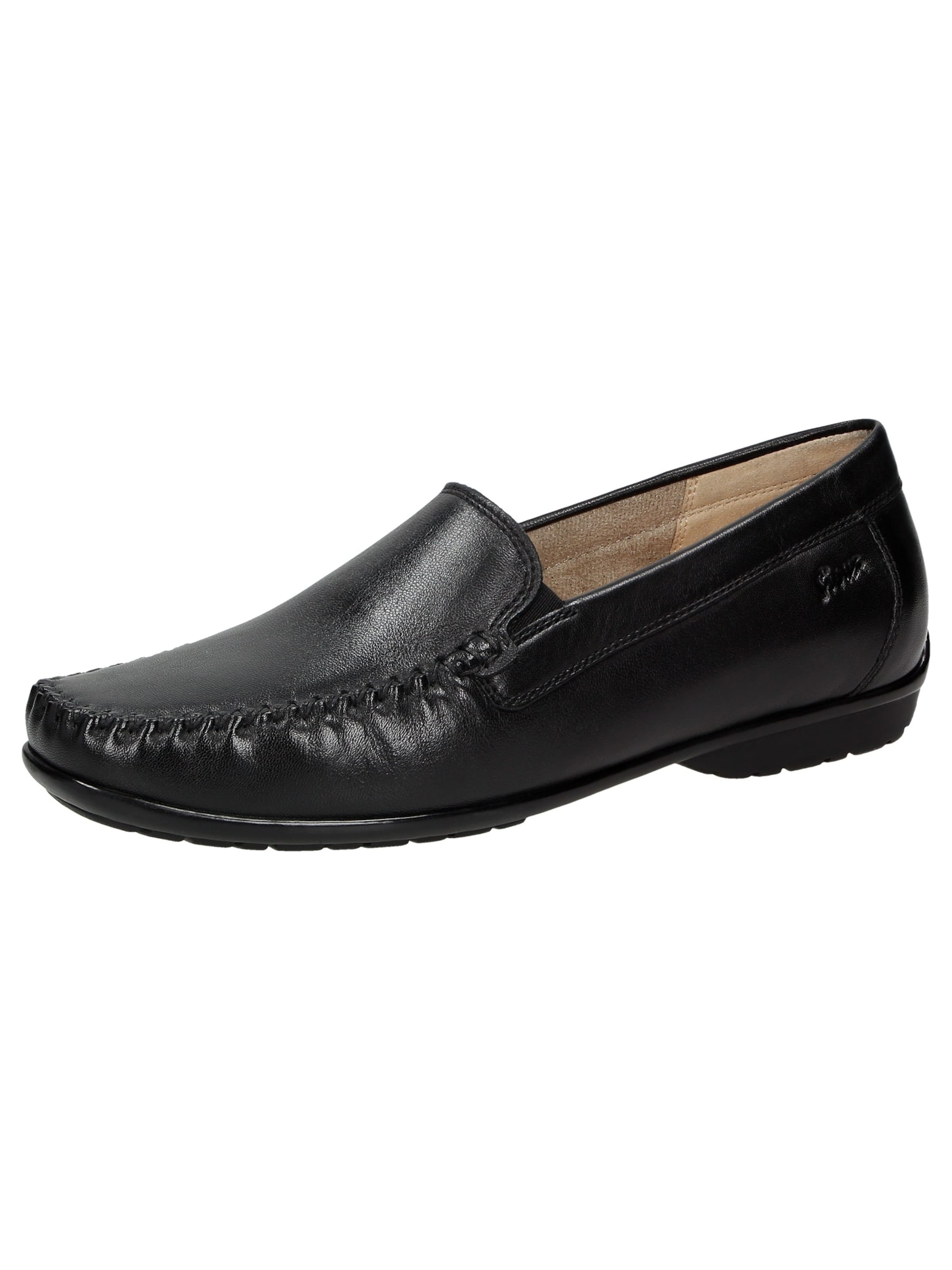 Mocassin SIOUX en noir : devant