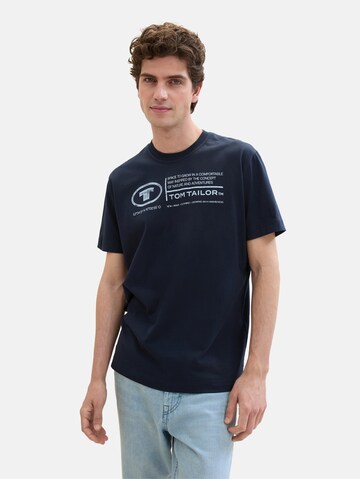TOM TAILOR T-Shirt in Blau