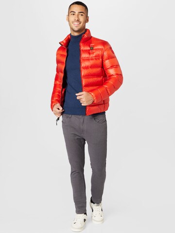 Blauer.USA Zimní bunda – oranžová