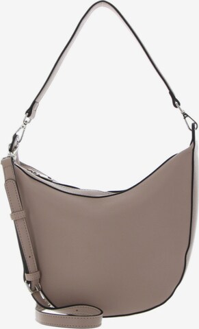 Seidenfelt Manufaktur Shoulder Bag 'Halsa' in Grey: front