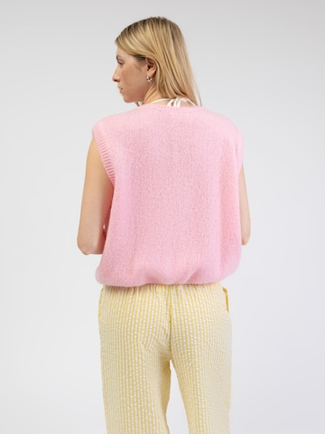 BROKE + SCHÖN Strickjacke 'Lockere Strickweste'‌‌‌‌‌‌‌‌‌‌ in Pink
