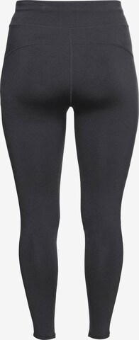 SHEEGO Skinny Workout Pants in Grey