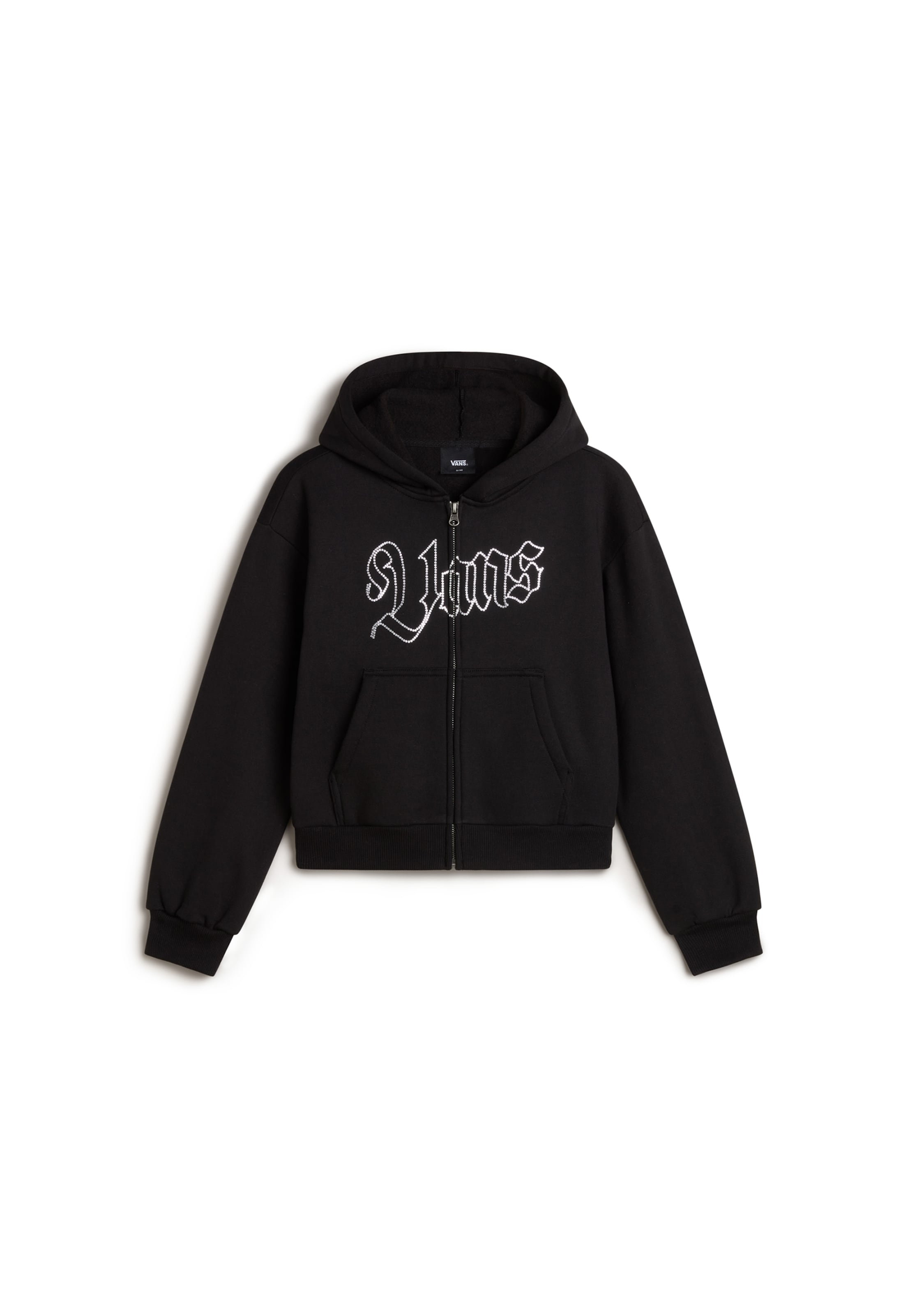 VANS Tepláková bunda - Čierna: predná strana