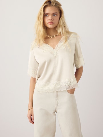 Next Bluse in Beige: Vorderseite