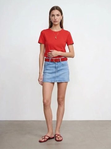 Dilvin Shirt 'T-Shirts' in Red