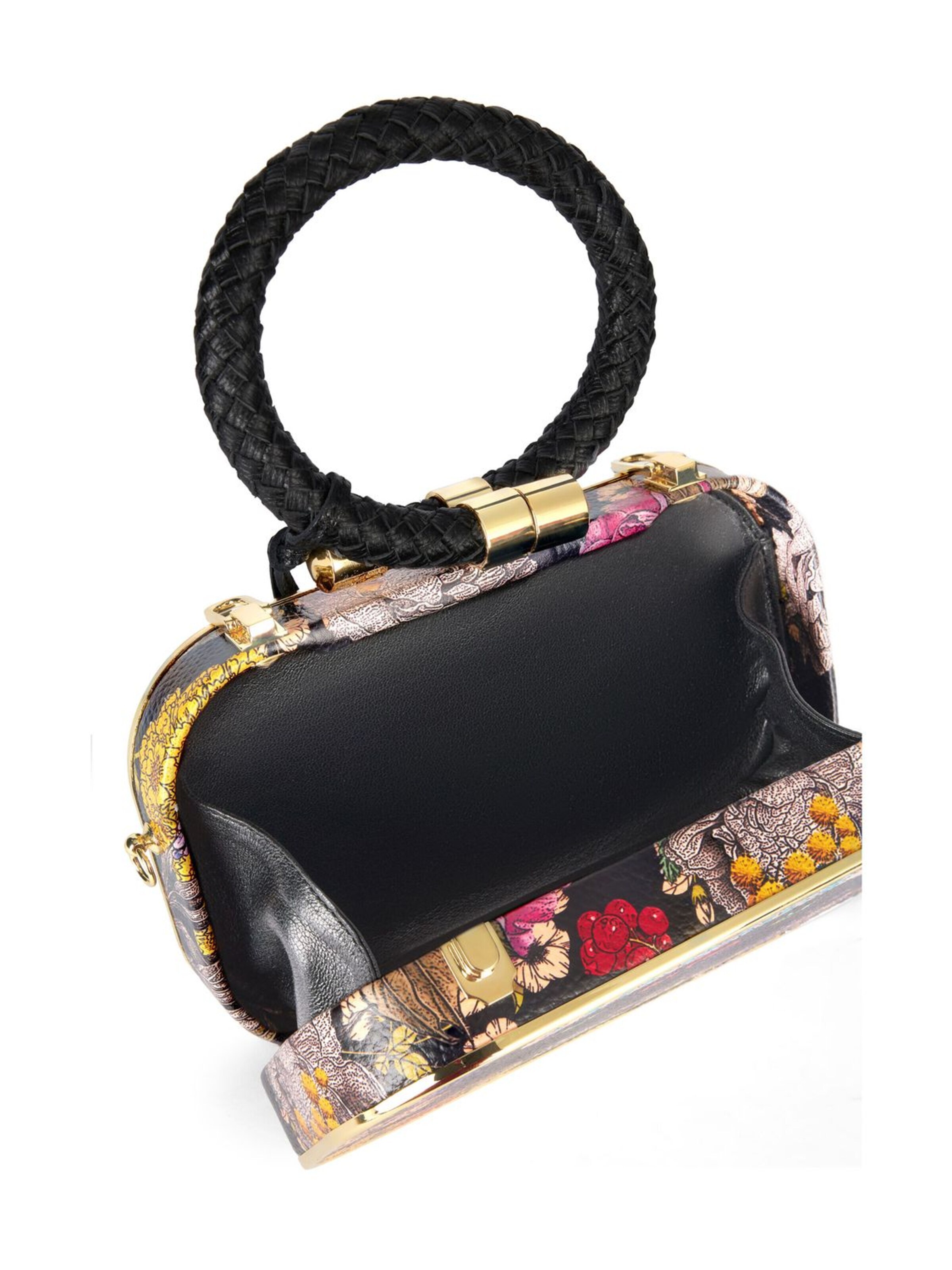 Braccialini - Bolso de noche 'Tema Sardine Licorice' en negro