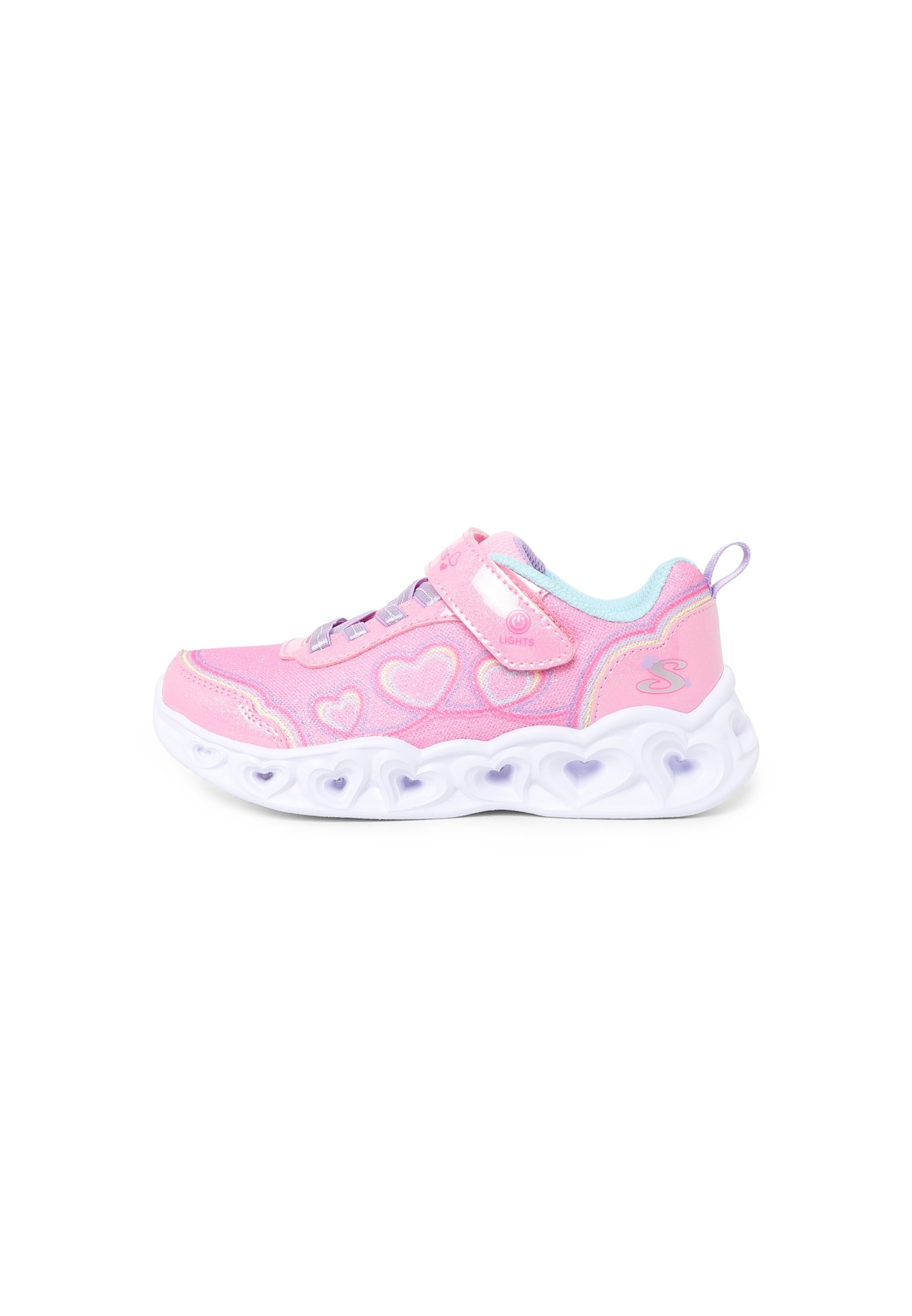 SKECHERS Ketsid 'HEART LIGHTS', värv roosa: eest vaates