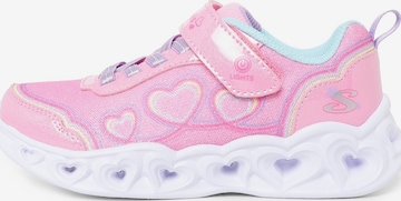 SKECHERS Ketsid 'HEART LIGHTS', värv roosa: eest vaates