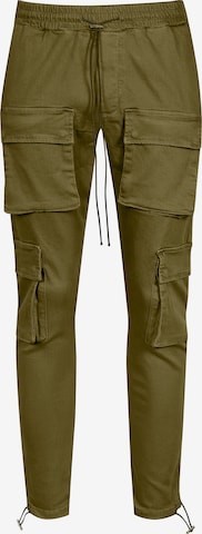 2Y Premium Regular Cargo Pants 'ELIAS' in Green: front