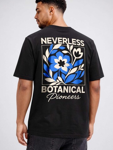 Neverless Shirt 'Botanical Pioneers' in Black