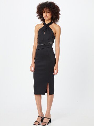 Lipsy Cocktail Dress in Black: front