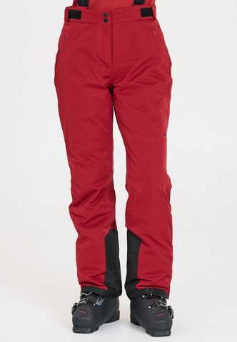 Whistler Regular Sports trousers 'YARRA' in Red: front