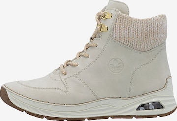 Bottines Rieker en beige : devant