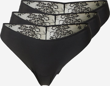 Hunkemöller Stringit värissä musta: etupuoli