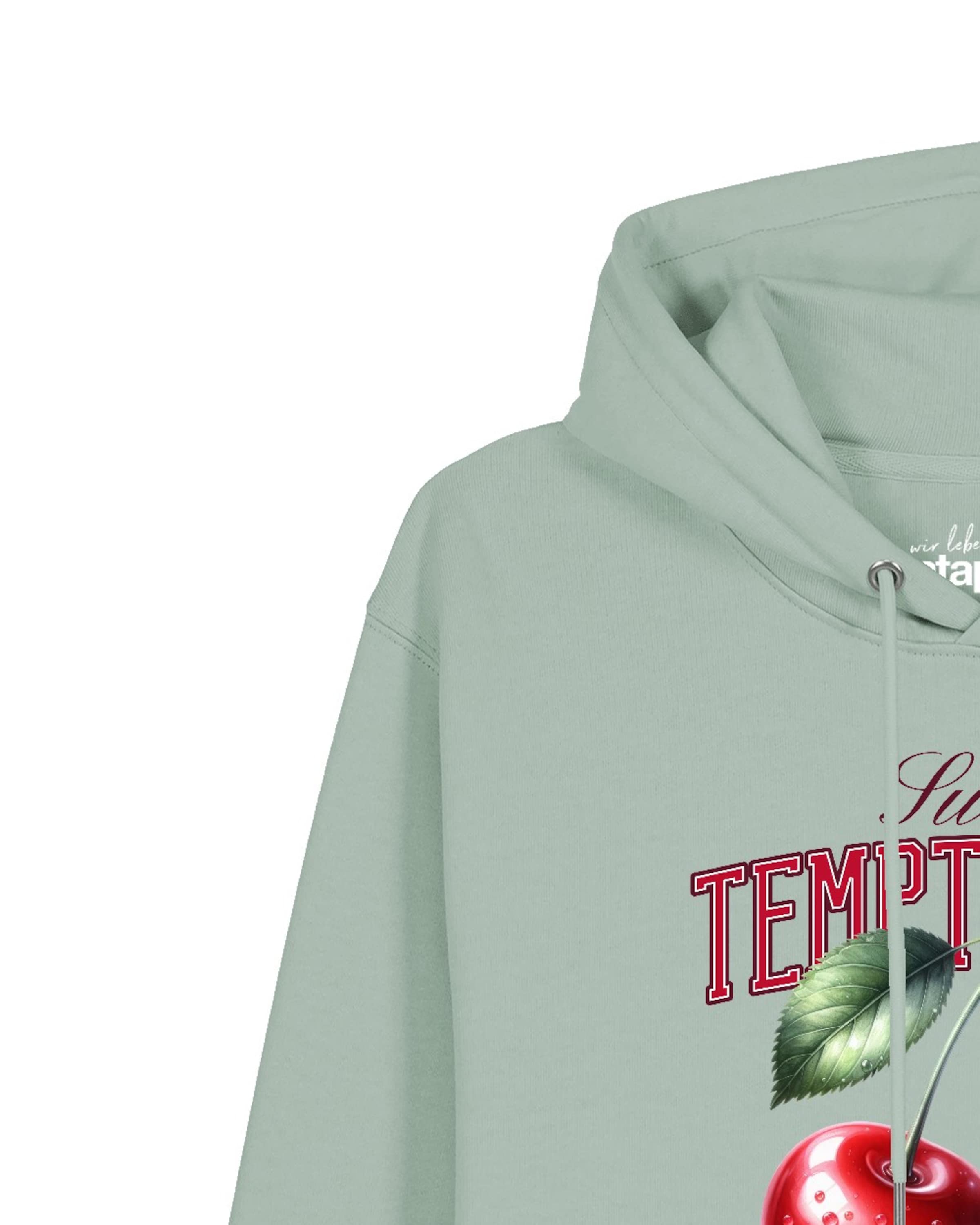 Watapparel Sweatshirt 'Sweet Temptations' in Green