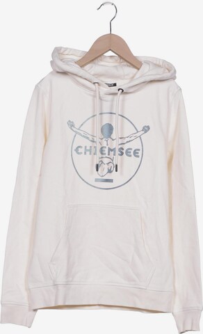 CHIEMSEE Sweatshirt & Zip-Up Hoodie in S in White: front