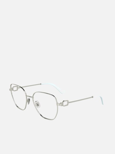 Longchamp Zonnebril in 52 in de kleur Zilver, Productweergave