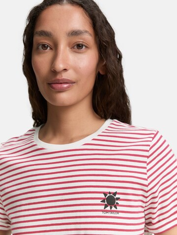 TOM TAILOR Shirt in Rood