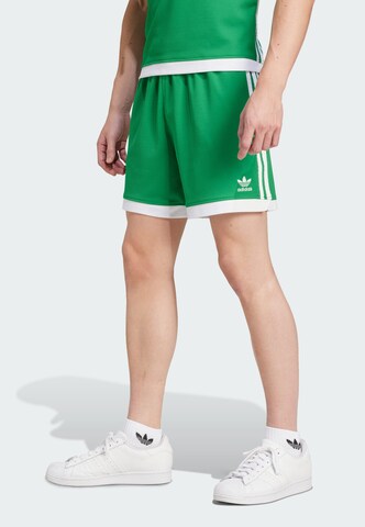 ADIDAS PERFORMANCE Regular Sportbroek 'Mock Eyelet' in Groen: voorkant