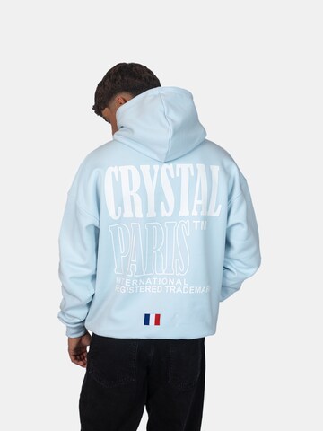 Crystal Paris Sweatshirt 'Trademark'‌‌‌‌‌ in Blau: Vorderseite