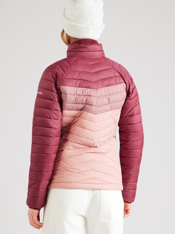 raudona COLUMBIA Laisvalaikio striukė 'Powder Pass': galas