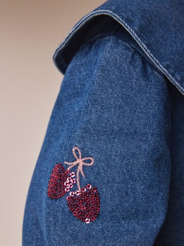 Next - Vestido 'Cherry' em azul
