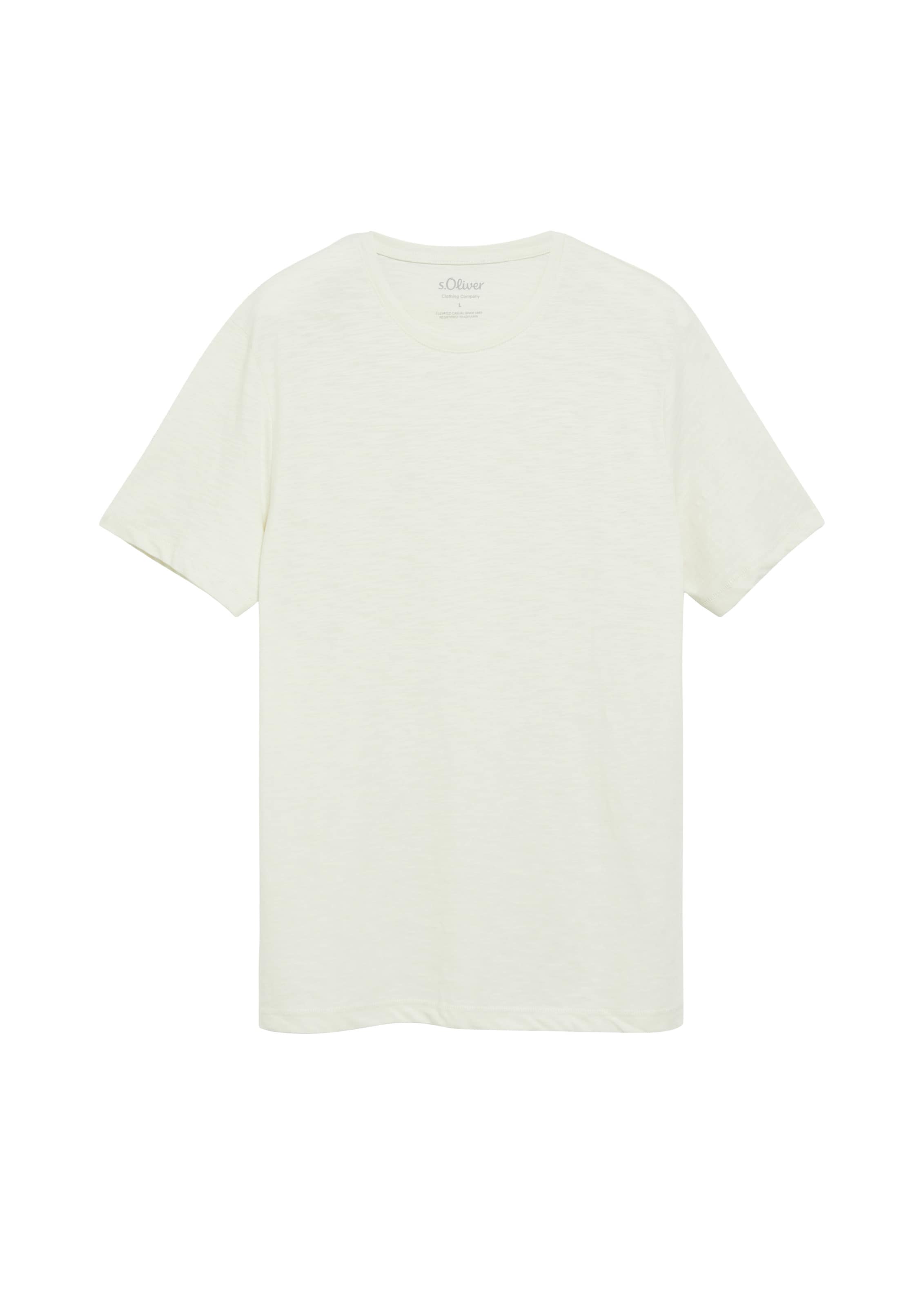 s.Oliver T-Shirt in Beige: Vorderseite
