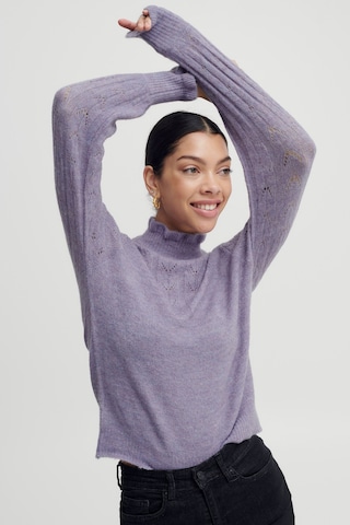 b.young Sweater in Purple: front